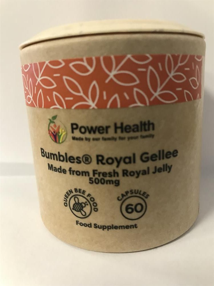 Bumbles Royal Gellee 500mg using Rapeseed Oil 60 capsules - Greenlands Health Store