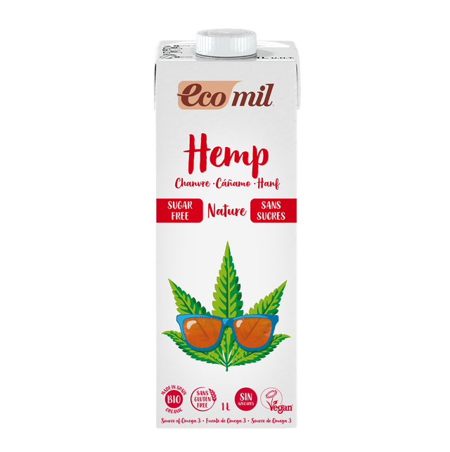 Organic Hemp Drink Sugar Free 1L - Greenlands Health Store