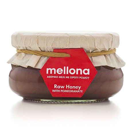 Mellona Cypriot Raw Honey with Pomegranate Syrup 250g - Greenlands Health Store