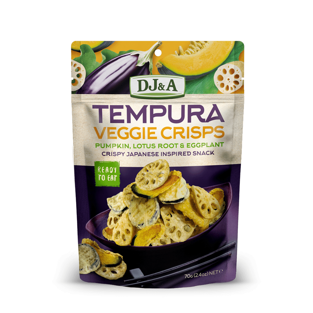 DJ&A Tempura Veggie Crisps 50g - Greenlands Health Store