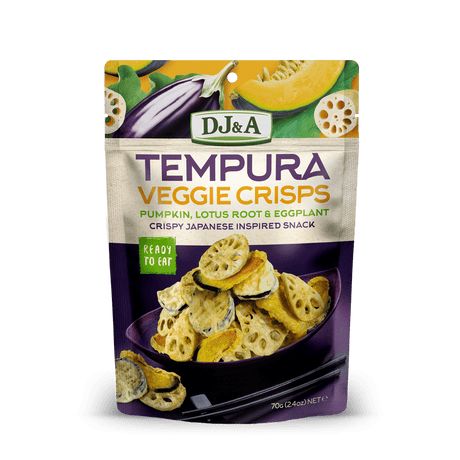 DJ&A Tempura Veggie Crisps 50g - Greenlands Health Store