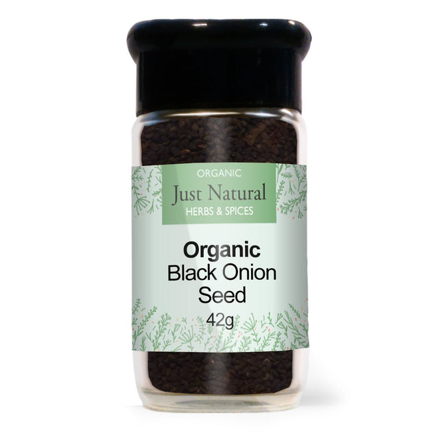 Organic Black Onion Seed (Glass Jar) 42g - Greenlands Health Store