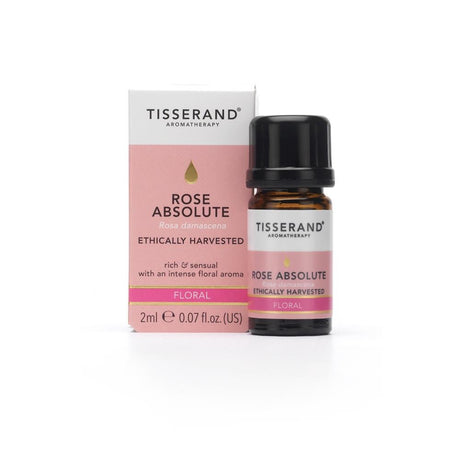 Tisserand Rose Absolute Ethically Harvested Essential Oil (2ml) - Greenlands Health Store