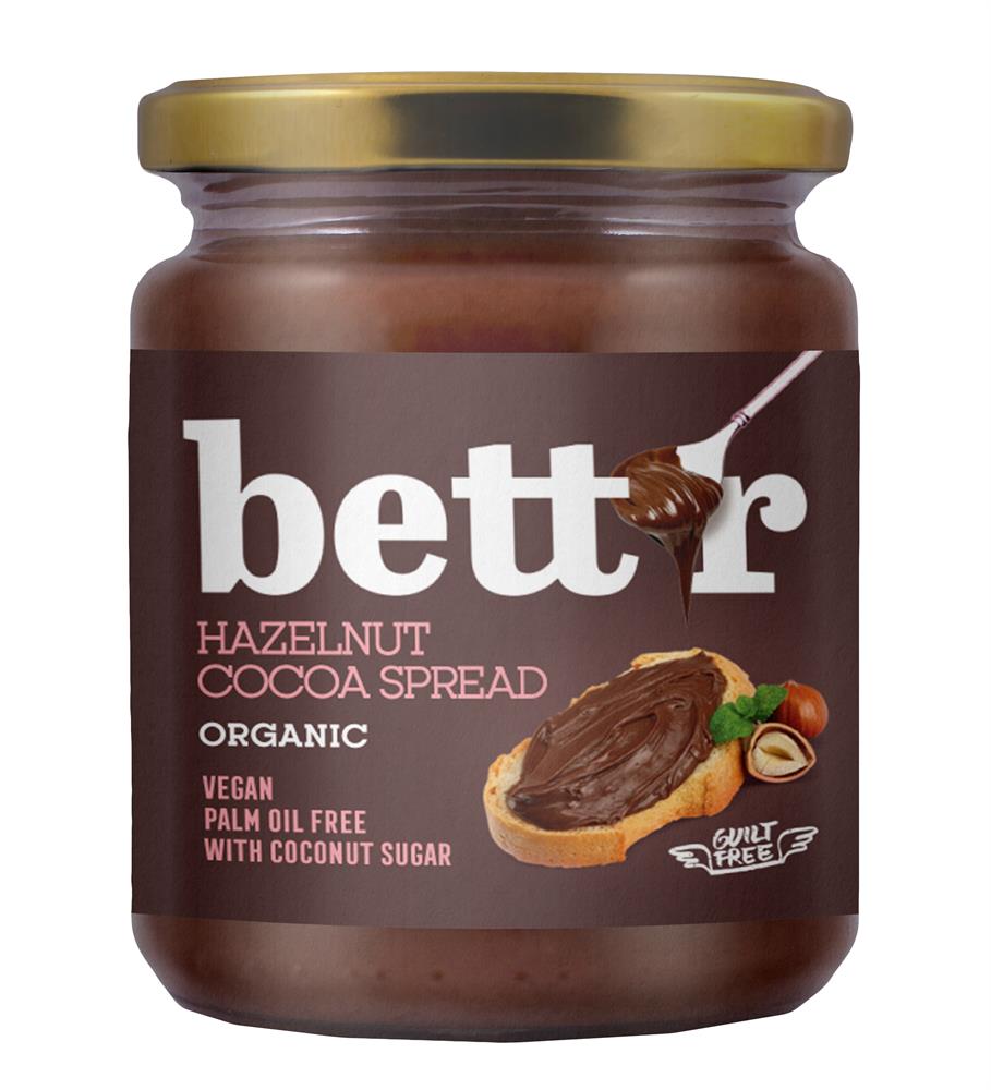 Organic Hazelnut Cocoa Spread 250g - Greenlands Health Store
