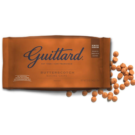 Guittard Butterscotch Baking Chips in large 340g bag. - Greenlands Health Store