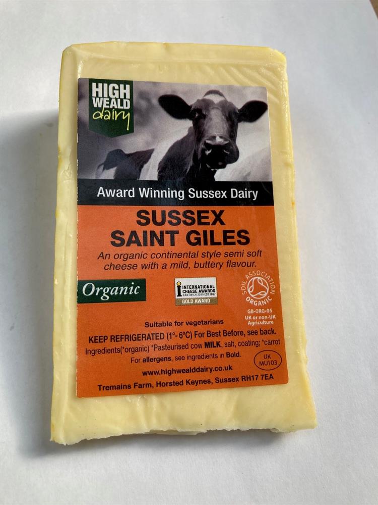 Organic Saint Giles Semi - soft Cheese 150g - Greenlands Health Store
