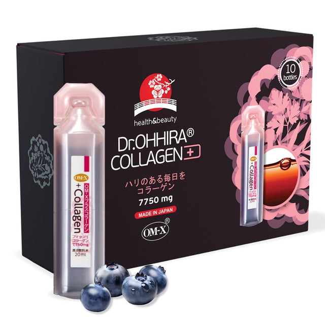 Dr.OHHIRAr Collagen+ OM - X 20ml x10 btls 7.75g Hydrolysed Peptides - Greenlands Health Store