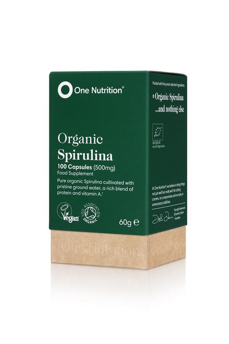 Spirulina 100 vegecaps 500mg 100 vegicaps - Greenlands Health Store