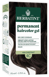 Ash Chestnut Ammonia Free hair Colour 4C 170ml - Greenlands Health Store