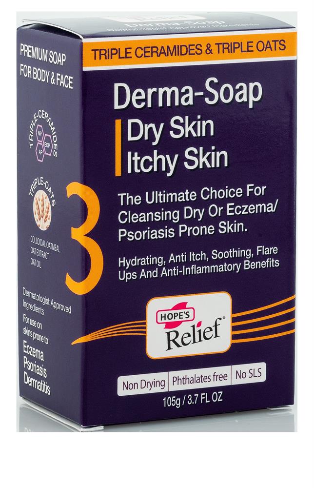 Hope's Relief Derma Soap with Triple Oat & Ceramide Complex - Greenlands Health Store