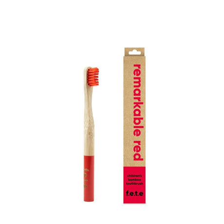 Bamboo Toothbrush Remarkable Red - Red Child 1 Unit - Greenlands Health Store