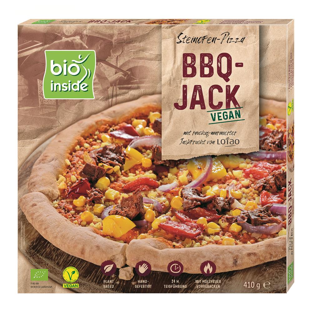 Organic BBQ JACK Vegan Pizza 410g - Greenlands Health Store