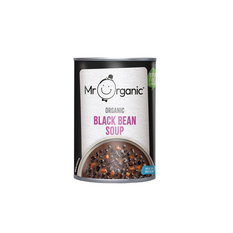 Mr Organic Black Bean & Vegetable Soup 400g - Greenlands Health Store