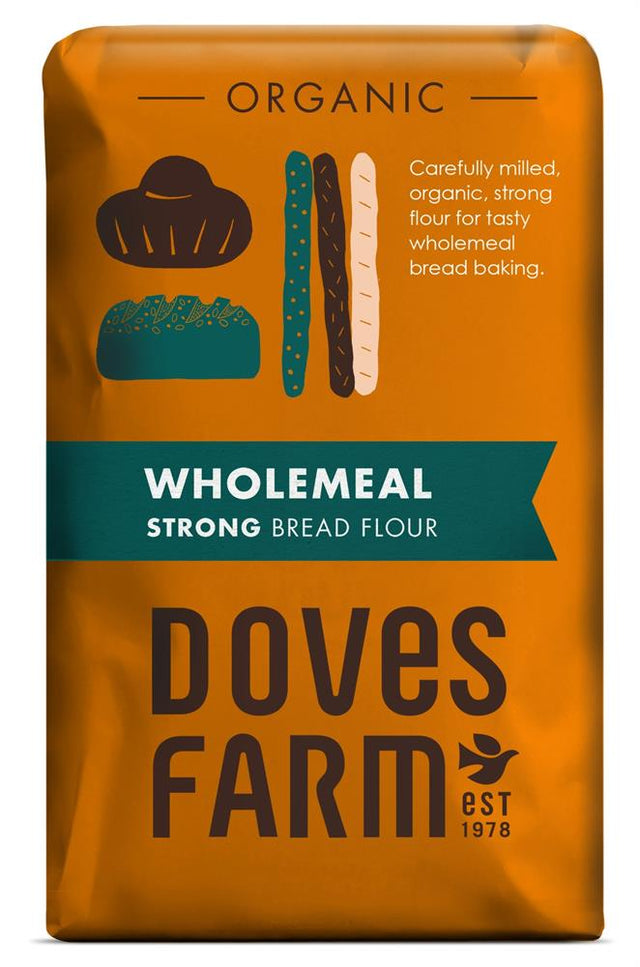 Organic Strong Wholemeal Bread Flour 1.5kg - Greenlands Health Store
