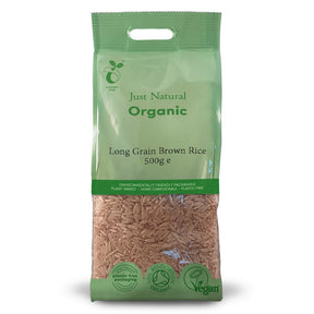 Organic Long Grain Brown Rice 500g - Greenlands Health Store