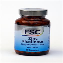 Zinc Picolinate 30mg 30 Capsules - Greenlands Health Store