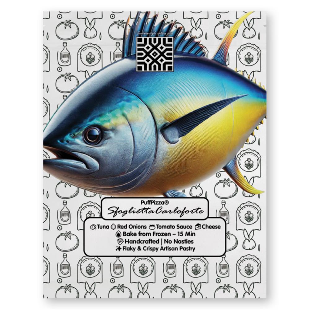 Sfoglietta Carloforte Italian Mini Puff Pastry Pizzas 560g - Greenlands Health Store