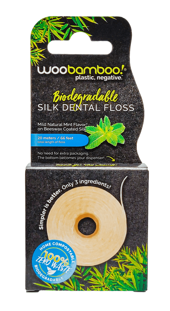 Woobamboo Eco Floss Mint 20m - Greenlands Health Store