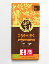 Organic Dark Orange Chocolate 65% - Greenlands Health Store