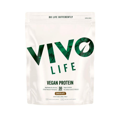 Vivo Life Vegan Protein Chocolate 960g - Greenlands Health Store