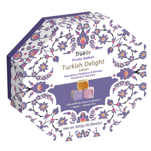 Strawberry Mulberry and Orange Fruity Sultan Delight 300g - Greenlands Health Store