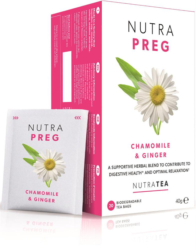 Nutra Preg Tea - 20 Herbal Tea Bags - Greenlands Health Store
