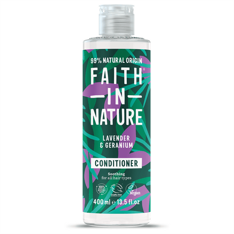 Faith in Nature Lavender & Geranium Conditioner 400ml - Greenlands Health Store