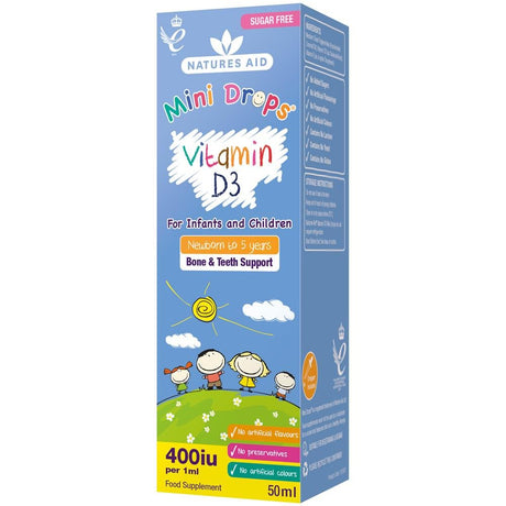 Vitamin D3 400iu Drops for Newborn Babies and Children - Greenlands Health Store