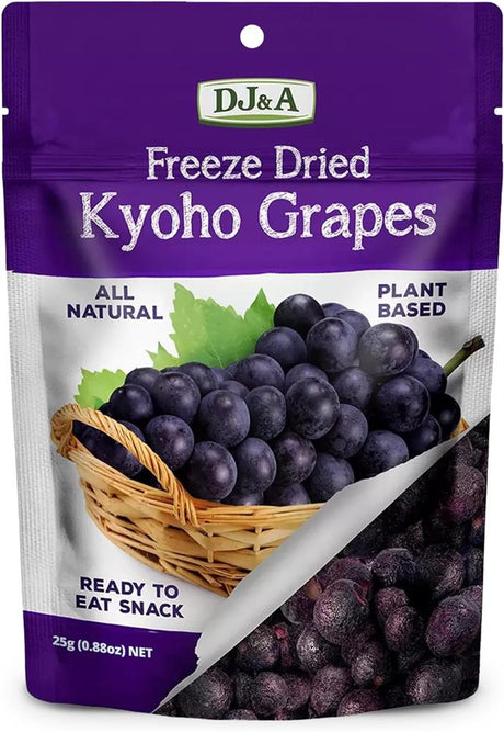 DJ & A Freeze Dried Kyoho Grapes 25g - Greenlands Health Store