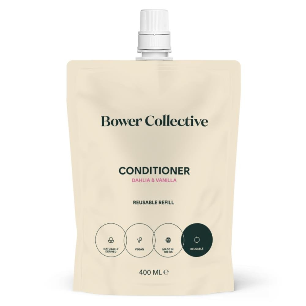 Dahlia & Vanilla Bower Natural Conditioner Refill 400ml - Greenlands Health Store