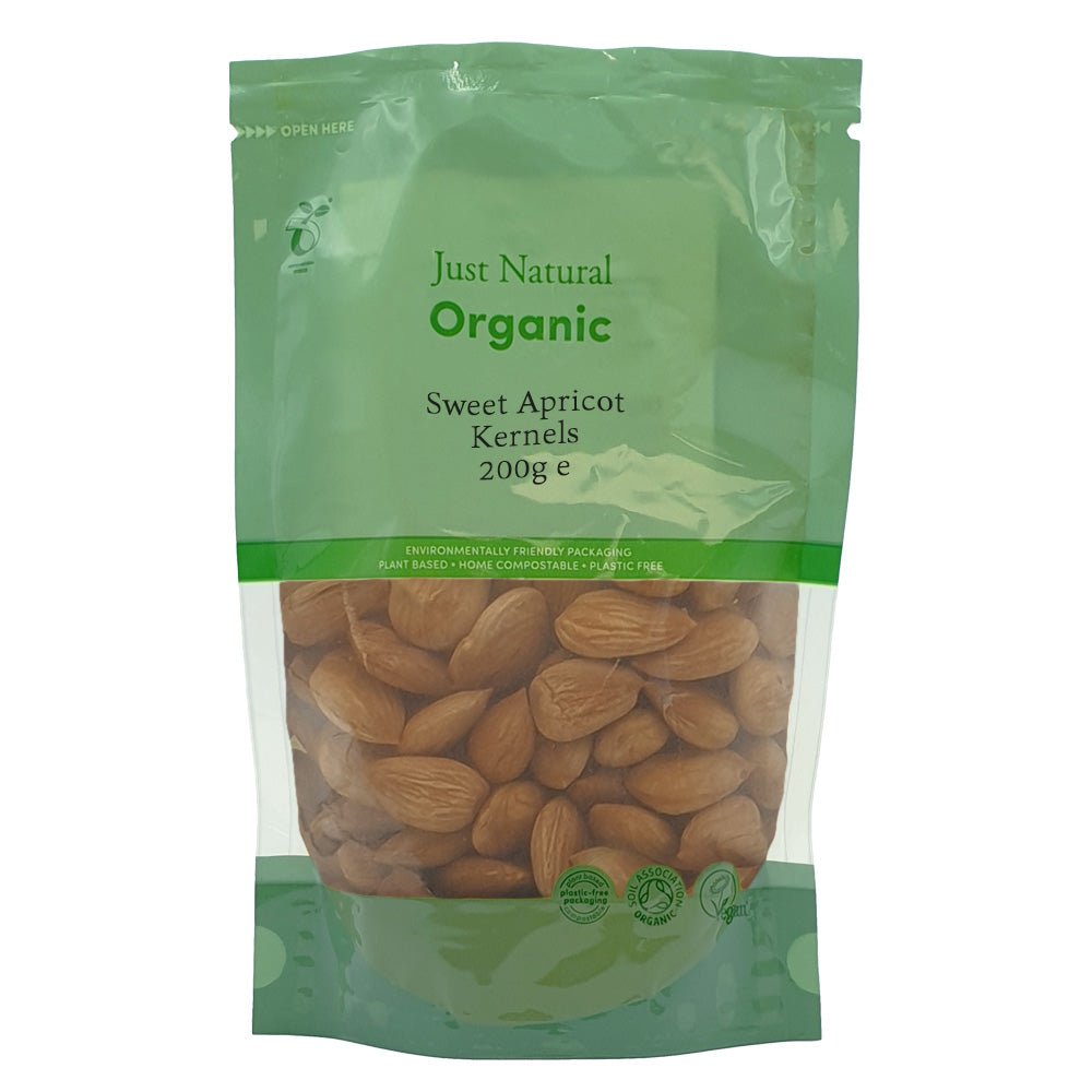 Organic Sweet Apricot Kernels 200g - Greenlands Health Store