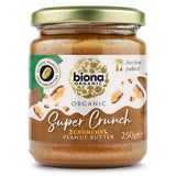 Biona Hi Oleic Super Crunch Peanut Butter Organic 250g - Greenlands Health Store