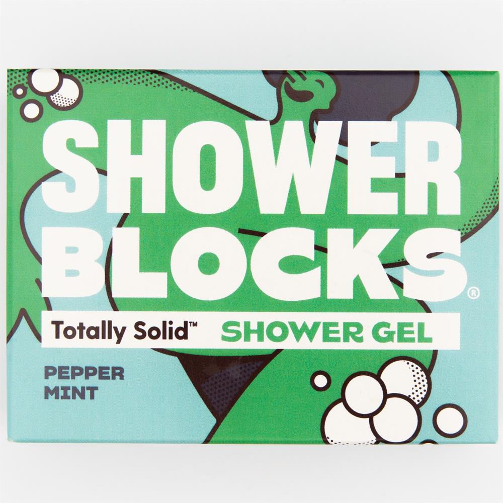 Shower Blocks Totally Shower Gel in Pepper Mint fragrance 100g - Greenlands Health Store