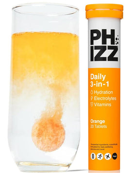 3in1 Hydration Electrolytes Vitamins - Orange - 20 Tabs - Greenlands Health Store