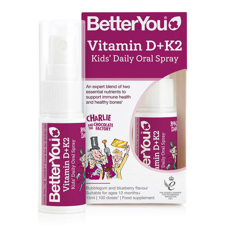 KIDS blend of vitamins D3 and K2 to support immune health. - Greenlands Health Store