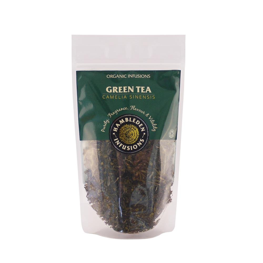 Hambleden Herbs Organic Green loose leaf tea 65g - Greenlands Health Store