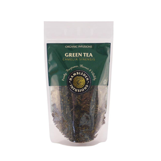 Hambleden Herbs Organic Green loose leaf tea 65g - Greenlands Health Store