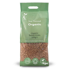 Organic Barley Grain Hulled 500g - Greenlands Health Store