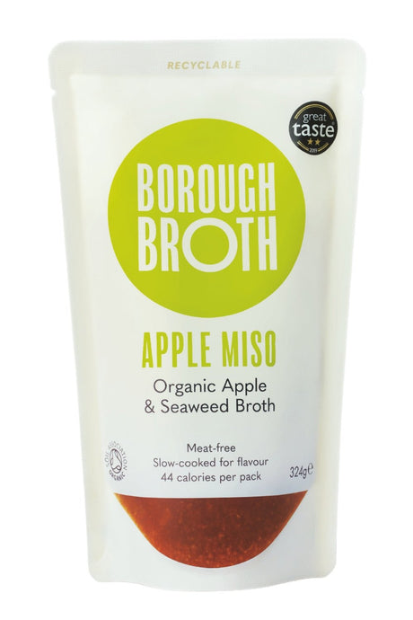 Organic Apple Miso & Seaweed Broth 324g - Greenlands Health Store