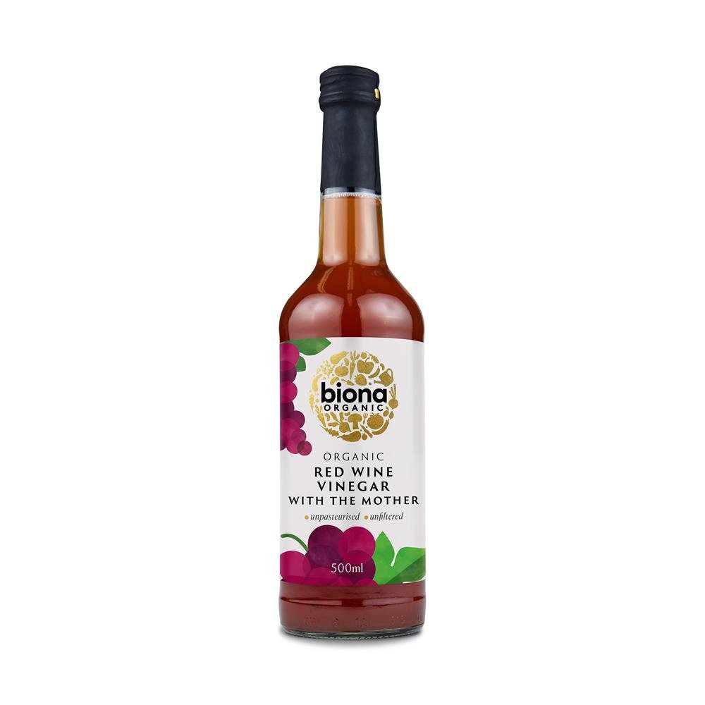 Organic Red Wine Vinegar 500ml - Greenlands Health Store