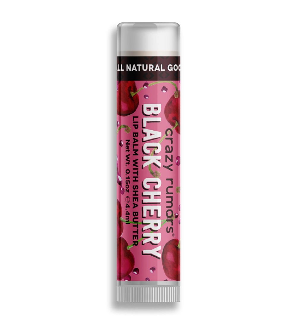 Black Cherry Flavoured Vegan Lip Balm 100% natural 4g - Greenlands Health Store