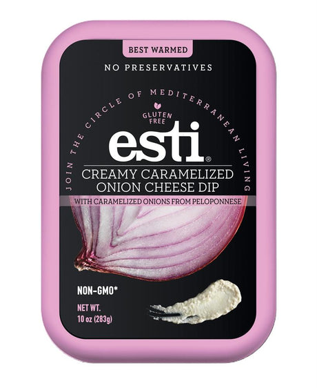 Esti Creamy Caramelized Onion Cheeses Dip 283g - Greenlands Health Store
