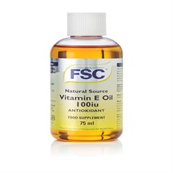 Vitamin E Oil Liquid 100iu 75ml - Greenlands Health Store