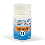No 11 Nat Sulph Tissue Salts 125 Tabs - Greenlands Health Store