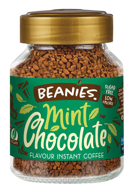 Beanies Mint Choc Flavour Instant Coffee 50g - Greenlands Health Store