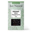 Organic Black Peppercorns (Box) 25g - Greenlands Health Store