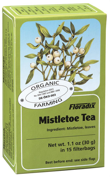 Mistletoe Herbal Tea 15 filterbags - Greenlands Health Store