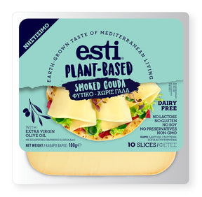 Esti Plant Based Smoked Gouda Flavour Slices 180g - Greenlands Health Store