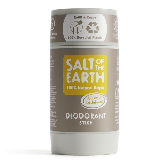 Amber & Sandalwood Deodorant Stick 84g - Greenlands Health Store