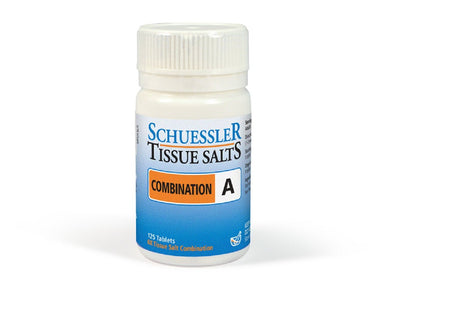 Combination A Tissue Salts 125 Tablets - Greenlands Health Store
